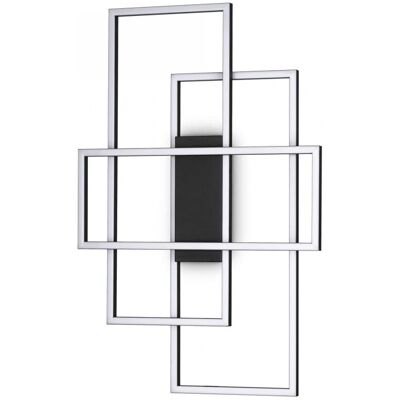 Ideal Lux 270661 LED prisadené stropné svietidlo Frame 1x31W 2700lm 3000K - čierna Ideal Lux 270661 LED prisadené stropné svietidlo Frame 1x31W 2700lm 3000K - čierna