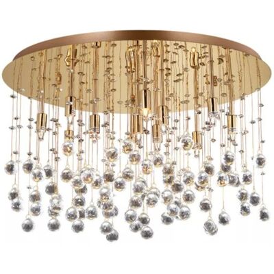 prisadené stropné svietidlo Ideal lux MOONLIGHT 082790 - zlatá prisadené stropné svietidlo Ideal lux MOONLIGHT 082790 - zlatá