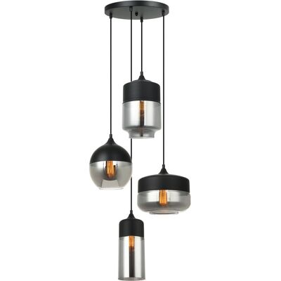 Italux MDM-4364/4 BK+SG Molina 40W E27 Italux MDM-4364/4 BK+SG Molina 40W E27