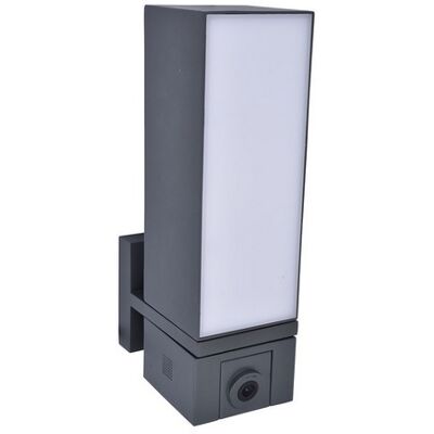 Lutec 5193812118 LED vonkajšie nástenné svietidlo Cuba s pohybovým čidlom 1x17,3W 1000lm 2700-6500K IP44 - kamera, sivá Lutec 5193812118 LED vonkajšie nástenné svietidlo Cuba s pohybovým čidlom 1x17,3W 1000lm 2700-6500K IP44 - kamera, sivá