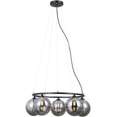 Italux PND-1098-5R-BK závesné stropné svietidlo Molite G9 Italux PND-1098-5R-BK závesné stropné svietidlo Molite G9