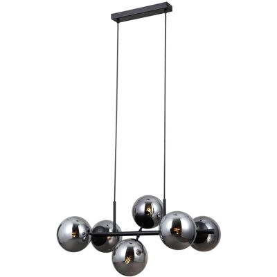 Italux PND-1098-6-BK závesné stropné svietidlo Molite E14 Italux PND-1098-6-BK závesné stropné svietidlo Molite E14
