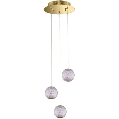 Italux PND-12220121-3A-GD LED závesné stropné svietidlo Rosario 12.6W integrovaný LED zdroj 755lm Italux PND-12220121-3A-GD LED závesné stropné svietidlo Rosario 12.6W integrovaný LED zdroj 755lm