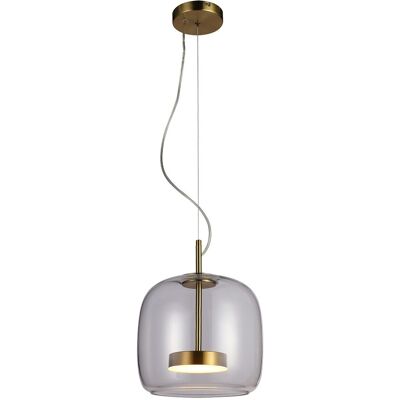Italux PND-17760A-BRSS-SG LED závesné stropné svietidlo Caste 10W LED 850lm 3000K Italux PND-17760A-BRSS-SG LED závesné stropné svietidlo Caste 10W LED 850lm 3000K