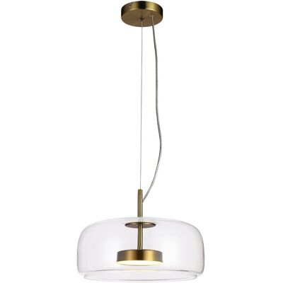 Italux PND-17760B-BRSS-CL LED závesné stropné svietidlo Caste 10W LED 850lm 3000K Italux PND-17760B-BRSS-CL LED závesné stropné svietidlo Caste 10W LED 850lm 3000K