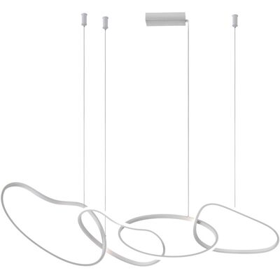 Italux PND-22412-S4-WH LED závesné stropné svietidlo Fonte 60W LED 5300lm 3000-6000K Italux PND-22412-S4-WH LED závesné stropné svietidlo Fonte 60W LED 5300lm 3000-6000K