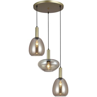Italux PND-23541-3-GD-CH závesné stropné svietidlo Gater E27 Italux PND-23541-3-GD-CH závesné stropné svietidlo Gater E27