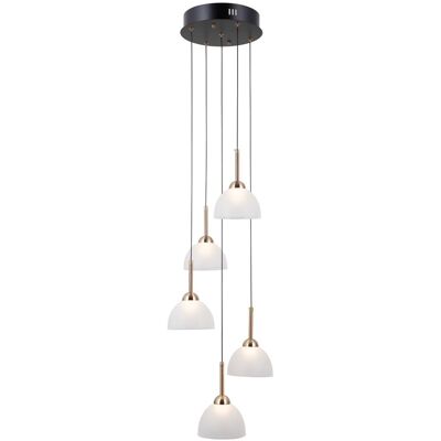 Italux PND-34374-5-BK LED závesné stropné svietidlo Montiela 25W LED 1286lm 3000K Italux PND-34374-5-BK LED závesné stropné svietidlo Montiela 25W LED 1286lm 3000K