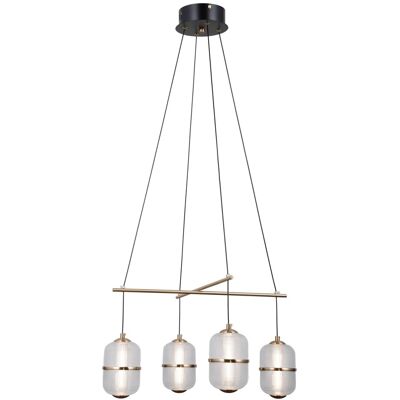 Italux PND-34375-4-BK LED závesné stropné svietidlo Alani 24W LED 1931lm 3000K Italux PND-34375-4-BK LED závesné stropné svietidlo Alani 24W LED 1931lm 3000K