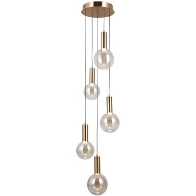 Italux PND-34378-5S-HBR LED závesné stropné svietidlo Strela 25W LED 1450lm 3000K Italux PND-34378-5S-HBR LED závesné stropné svietidlo Strela 25W LED 1450lm 3000K