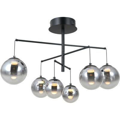 Italux PND-34381-6-BK LED závesné stropné svietidlo Velada 30W LED 2010lm 3000K Italux PND-34381-6-BK LED závesné stropné svietidlo Velada 30W LED 2010lm 3000K