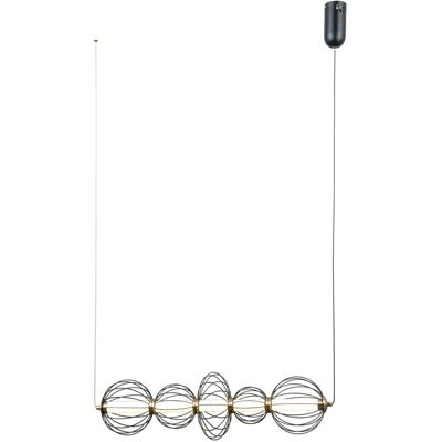 Italux PND-344221-5-BK LED závesné stropné svietidlo Rabel 18W LED 1116lm 3000K Italux PND-344221-5-BK LED závesné stropné svietidlo Rabel 18W LED 1116lm 3000K