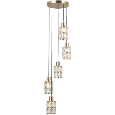 Italux PND-40668-5-HBR závesné stropné svietidlo Alma E27 Italux PND-40668-5-HBR závesné stropné svietidlo Alma E27