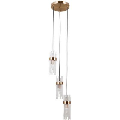 Italux PND-40760-3-HBR závesné stropné svietidlo Taraso E14 Italux PND-40760-3-HBR závesné stropné svietidlo Taraso E14