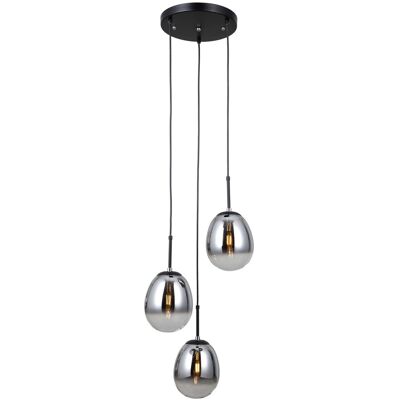Italux PND-40825-3-BK závesné stropné svietidlo Meolo E14 Italux PND-40825-3-BK závesné stropné svietidlo Meolo E14