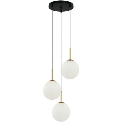 Italux PND-5578-3S-BRO-BK závesné stropné svietidlo Deore 3x40W E27 Italux PND-5578-3S-BRO-BK závesné stropné svietidlo Deore 3x40W E27