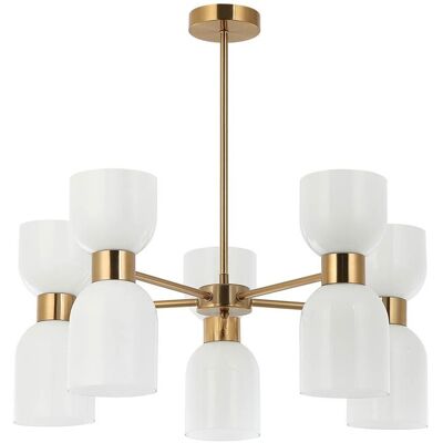Italux PND-57602-5-BRO závesné stropné svietidlo Monza 10x40W E27 Italux PND-57602-5-BRO závesné stropné svietidlo Monza 10x40W E27