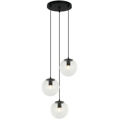 Italux PND-58867-3S-BK závesné stropné svietidlo Sarpo E27 Italux PND-58867-3S-BK závesné stropné svietidlo Sarpo E27