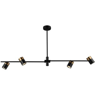 Italux PND-58892-4-BK-BRO závesné stropné svietidlo Elice GU10 Italux PND-58892-4-BK-BRO závesné stropné svietidlo Elice GU10