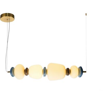 Italux PND-94981-4A-GD LED závesné stropné svietidlo Evans 22W integrovaný LED zdroj 3000K zlatá opálová Italux PND-94981-4A-GD LED závesné stropné svietidlo Evans 22W integrovaný LED zdroj 3000K zlatá opálová