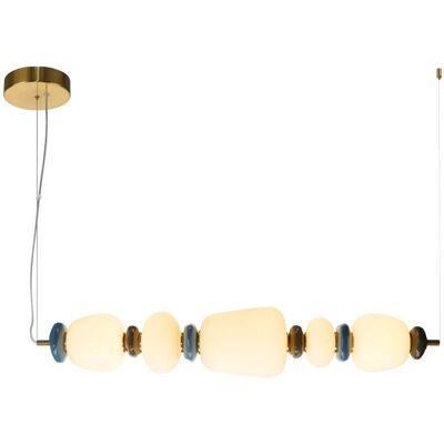 Italux PND-94981-5A-GD LED závesné stropné svietidlo Evans 26W integrovaný LED zdroj 3000K zlatá opálová Italux PND-94981-5A-GD LED závesné stropné svietidlo Evans 26W integrovaný LED zdroj 3000K zlatá opálová
