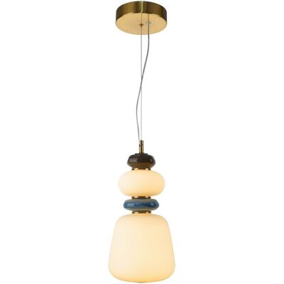 Italux PND-94981V-3C-GD LED závesné stropné svietidlo Evans 12W integrovaný LED zdroj 3000K zlatá opálová Italux PND-94981V-3C-GD LED závesné stropné svietidlo Evans 12W integrovaný LED zdroj 3000K zlatá opálová