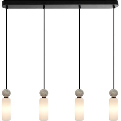 Italux PND-95331-4-BK závesné stropné svietidlo Santos G9 Italux PND-95331-4-BK závesné stropné svietidlo Santos G9