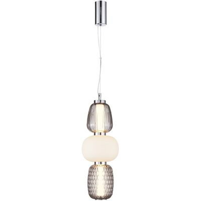 Italux PND-98374-28W-CH LED závesné stropné svietidlo Eris 28W LED 3748lm 3000K Italux PND-98374-28W-CH LED závesné stropné svietidlo Eris 28W LED 3748lm 3000K