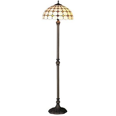 Luxera Prezent 92000144 stojaca lampa Tiffany 2x60W E27 Luxera Prezent 92000144 stojaca lampa Tiffany 2x60W E27