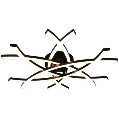 Trio TR63691132 LED prisadené stropné svietidlo POLLOCK 33W integrovaný LED zdroj 1x3800lm 3000K čierna Trio TR63691132 LED prisadené stropné svietidlo POLLOCK 33W integrovaný LED zdroj 1x3800lm 3000K čierna