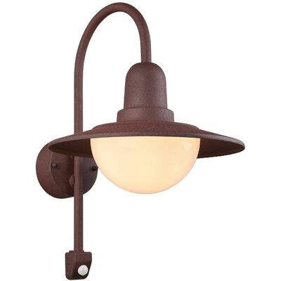 Trio 207269124 vonkajšie nástenné svietidlo s pohybovým čidlom Norman 1x40W E27 IP44 - hnedá Trio 207269124 vonkajšie nástenné svietidlo s pohybovým čidlom Norman 1x40W E27 IP44 - hnedá