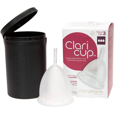 Menštruačný kalíšok Claricup Clear 3 (CLAR03) Menštruačný kalíšok Claricup Clear 3 (CLAR03)