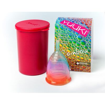 Menštruačný kalíšok Yuuki 2 Rainbow soft (YU110) Menštruačný kalíšok Yuuki 2 Rainbow soft (YU110)