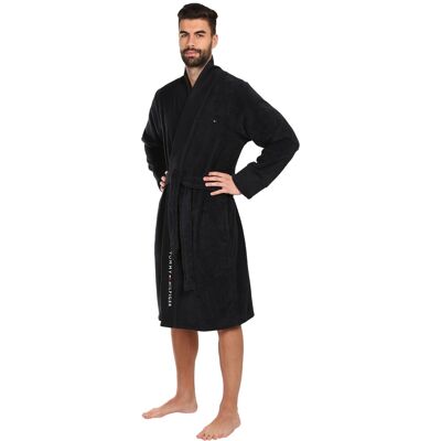 Pánsky župan Tommy Hilfiger modrý (UM0UM02991 DW5) S Pánsky župan Tommy Hilfiger modrý (UM0UM02991 DW5) S