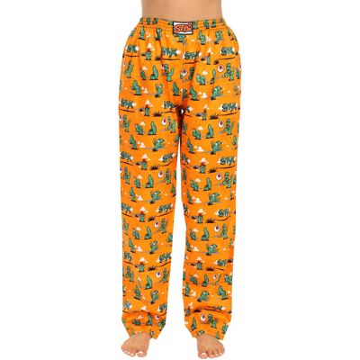 Dámske nohavice na spanie Styx kaktusy (DKD1351) XL Dámske nohavice na spanie Styx kaktusy (DKD1351) XL