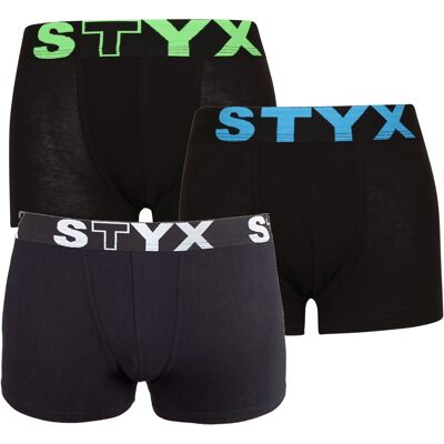 3PACK detské boxerky Styx športová guma čierne (3GJ96012) 9-11 let 3PACK detské boxerky Styx športová guma čierne (3GJ96012) 9-11 let
