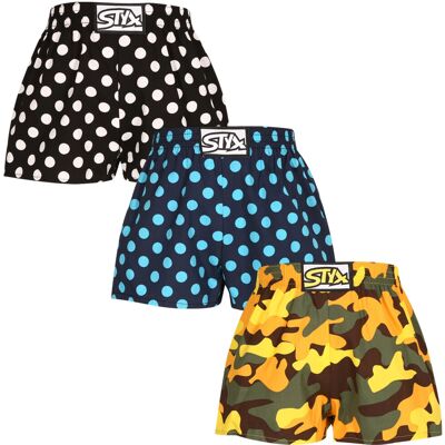 3PACK detské trenky Styx art klasická guma viacfarebné (3J15901) 4-5 let 3PACK detské trenky Styx art klasická guma viacfarebné (3J15901) 4-5 let