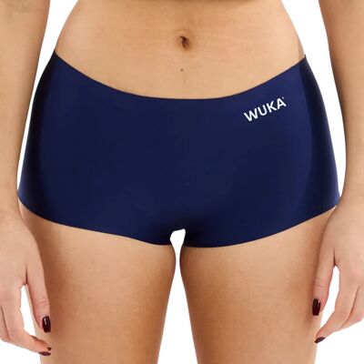 Dievčenské menštruačné nohavičky Wuka Stretch Boxer Short Heavy bezšvové modré (WSBSH) 12–16 rokov Dievčenské menštruačné nohavičky Wuka Stretch Boxer Short Heavy bezšvové modré (WSBSH) 12–16 rokov