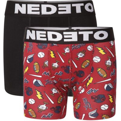 2PACK detské boxerky Nedeto viacfarebné (2NBDV2) 12-14 let 2PACK detské boxerky Nedeto viacfarebné (2NBDV2) 12-14 let