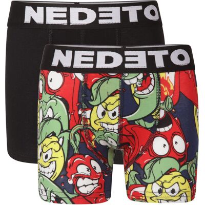 2PACK detské boxerky Nedeto viacfarebné (2NBDV8) 12-14 let 2PACK detské boxerky Nedeto viacfarebné (2NBDV8) 12-14 let