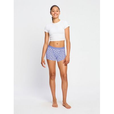 Dievčenské menštruačné nohavičky Modibodi Teen Hipster Boyshort Moderate Giggly Ghost Blue (DMKMTHBMGGB) 8-10 rokov Dievčenské menštruačné nohavičky Modibodi Teen Hipster Boyshort Moderate Giggly Ghost Blue (DMKMTHBMGGB) 8-10 rokov