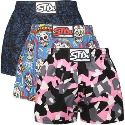 3PACK detské trenky Styx art klasická guma viacfarebné (3J18160) 4-5 let 3PACK detské trenky Styx art klasická guma viacfarebné (3J18160) 4-5 let