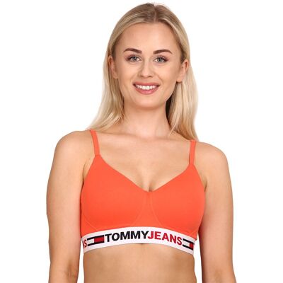 Dámska podprsenka Tommy Hilfiger vystužená oranžová (UW0UW03499 XMV) M Dámska podprsenka Tommy Hilfiger vystužená oranžová (UW0UW03499 XMV) M