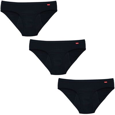 3PACK Menštruačné nohavičky WUKA Basics™ Hipster - Medium (WUKA200) XL 3PACK Menštruačné nohavičky WUKA Basics™ Hipster - Medium (WUKA200) XL