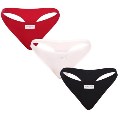 3PACK dámske tangá Tommy Hilfiger nadrozmer viacfarebná (UW0UW05189 0SR) XL 3PACK dámske tangá Tommy Hilfiger nadrozmer viacfarebná (UW0UW05189 0SR) XL