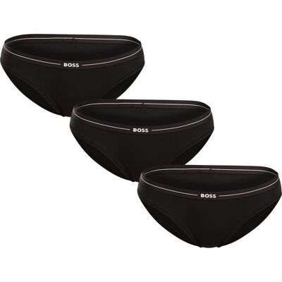 3PACK dámske nohavičky BOSS čierné (50510016 001) XXL 3PACK dámske nohavičky BOSS čierné (50510016 001) XXL