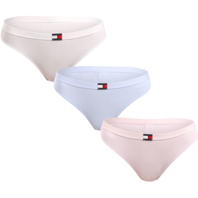 3PACK dámske tangá Tommy Hilfiger viacfarebná (UW0UW05641 0IC) XS 3PACK dámske tangá Tommy Hilfiger viacfarebná (UW0UW05641 0IC) XS