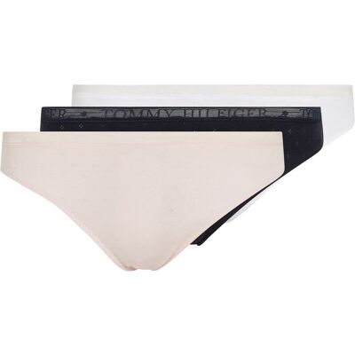 3PACK dámske tangá Tommy Hilfiger viacfarebná (UW0UW05285 0VR) XS 3PACK dámske tangá Tommy Hilfiger viacfarebná (UW0UW05285 0VR) XS