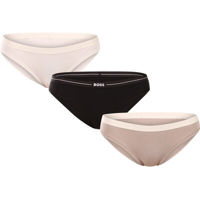3PACK dámske nohavičky BOSS viacfarebné (50510016 961) XL 3PACK dámske nohavičky BOSS viacfarebné (50510016 961) XL