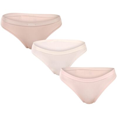 3PACK dámske nohavičky BOSS viacfarebné (50510016 965) XL 3PACK dámske nohavičky BOSS viacfarebné (50510016 965) XL